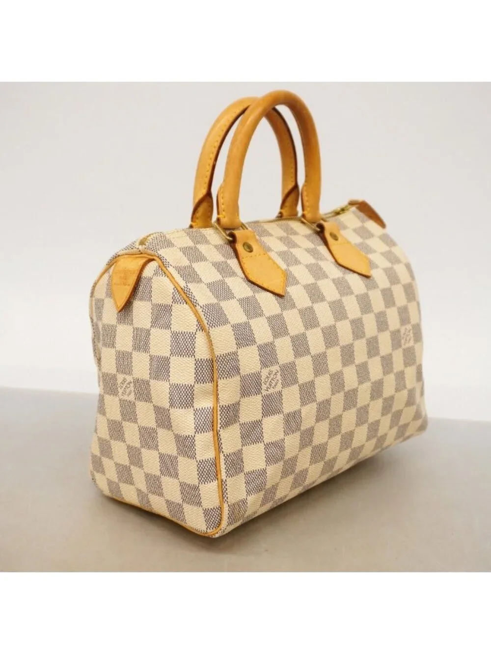 Louis Vuitton Handbag Damier Azur Speedy 25 White